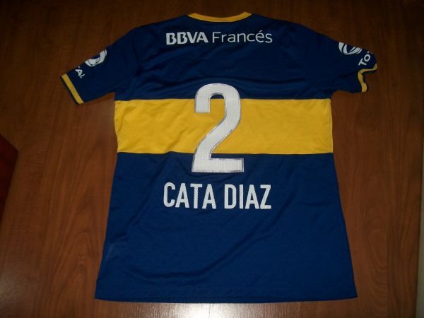 Boca Juniors Home 2014 Cata Diaz#2 Tamanho L (56x74)