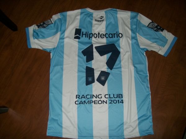 2014 Racing Topper home festejos Racing Campeon#17