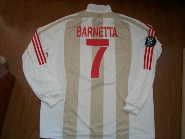 Bayer Leverkusen 2007/2008 Barnetta#7 Ml Tam Xl