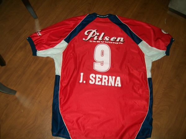 Independiente Medellin NAPSA 2001 Serna#9 jogo tam XXL