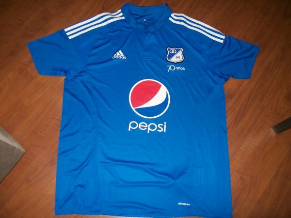 Millonarios ADIDAS home 2016 tam XL original