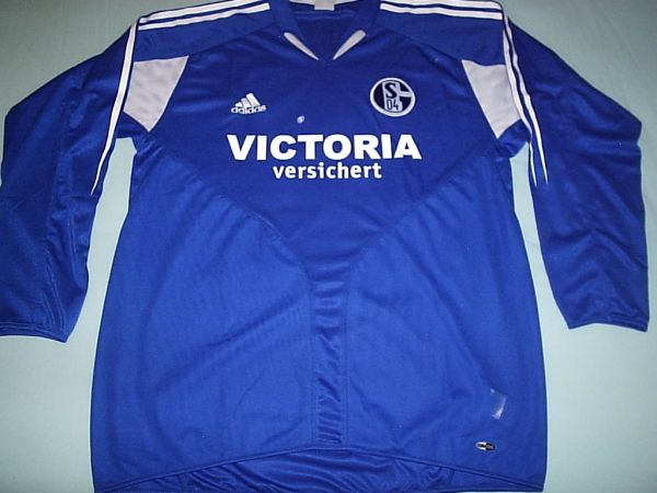 Schalke 04  ADIDAS 2004/2005 Kuranyi#22 M Longa Tam Xl