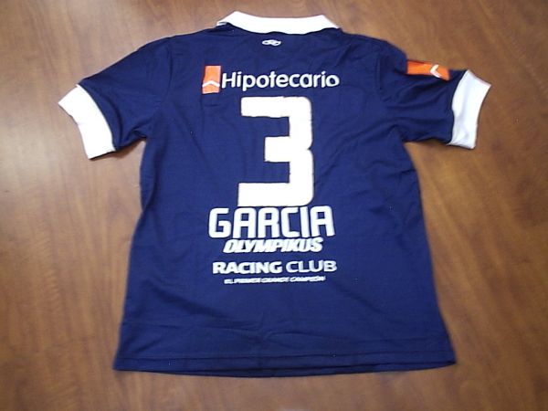 2013 Racing Olympikus away utileria Garcia#3