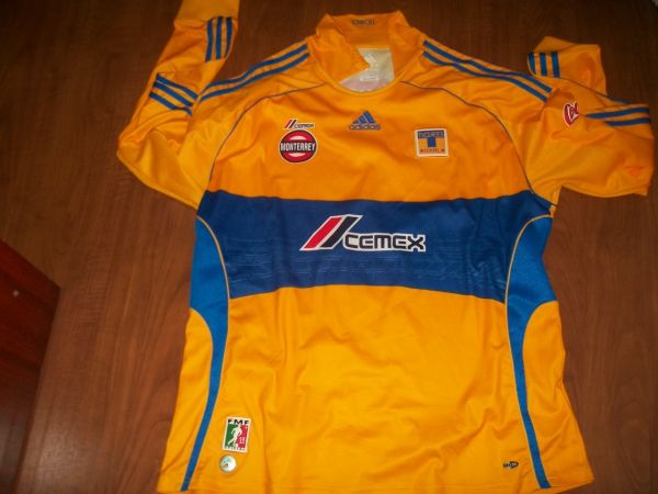 Tigres Adidas home 2009/2010 tam XL M Longa
