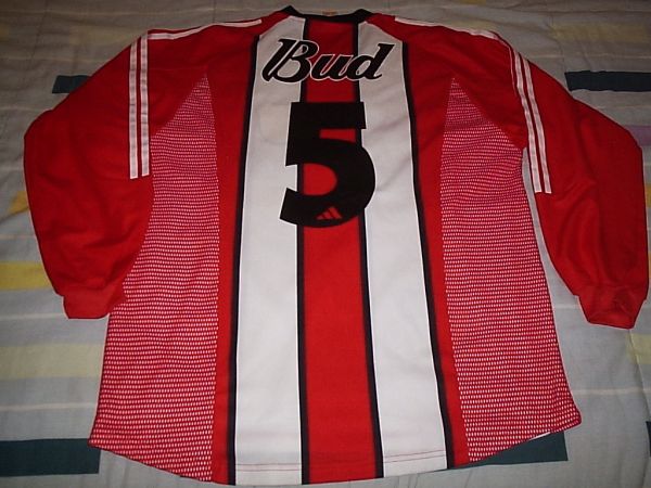 River Plate ADIDAS 2002/2003 3rd m longa jogo tam XL