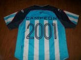 2001 Racing Topper festejos campeon 2001