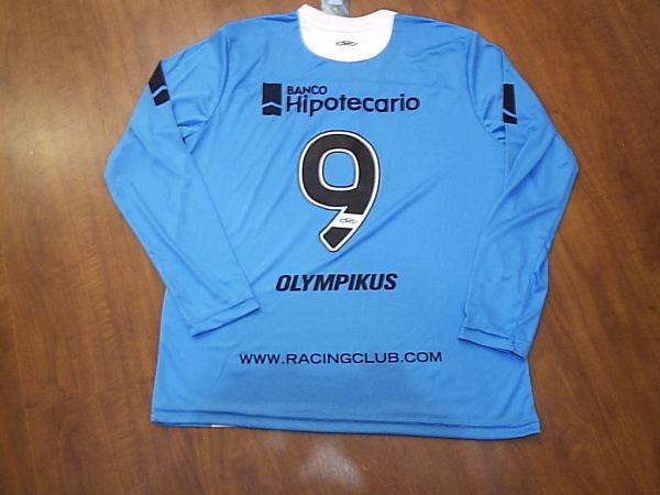 2011 Racing Olympikus home manga larga #9