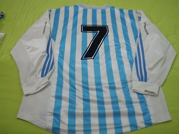 1998/1999 Racing Adidas home utileria m larga #7