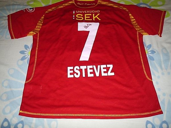 Union Española JOMA 2010 Estevez#7 jogo tam XL
